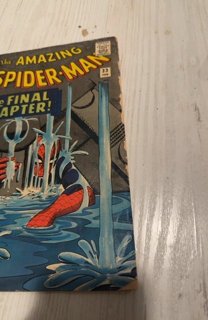 The Amazing Spider-Man #33 (1966) The final chapter see descrpt