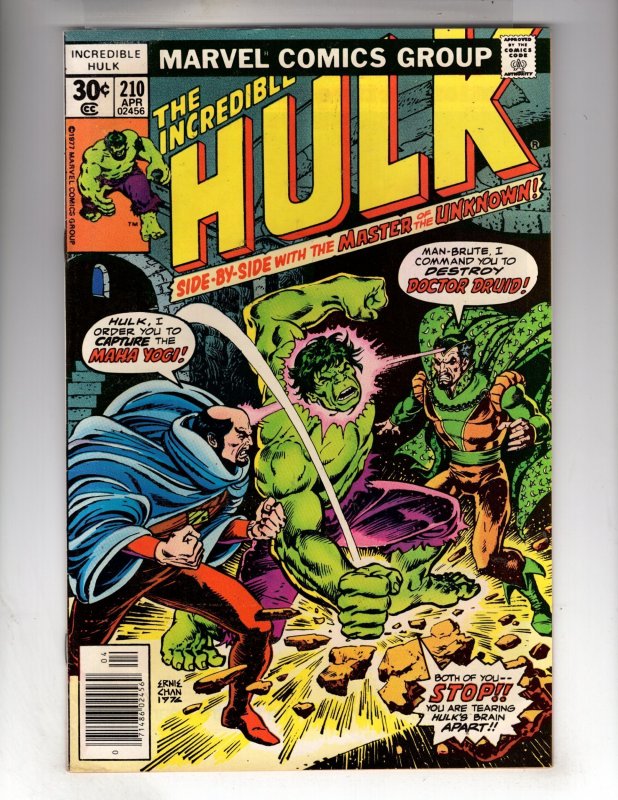 The Incredible Hulk #210 (1977) F/VF 7.0     [119•BI#01]