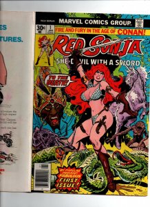 Red Sonja #1 - Frank Thorne - Marvel - 1977 - VF