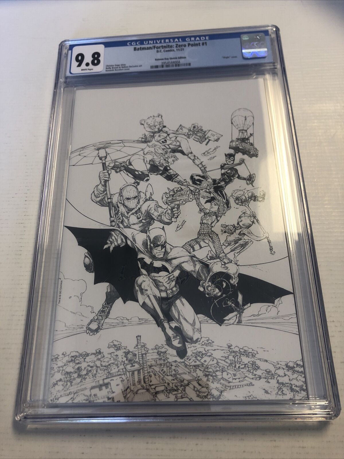 Batman/Fortnite: Zero Point (2021) #1 (CGC ) Batman Day Sketch Ed.  Census 24 | Comic Books - Modern Age, DC Comics, Batman / HipComic