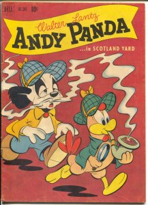 Andy Panda in Scotland Yard-Four Color Comics #345 1951-Dell-Sherlock Holmes-VG+
