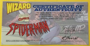 SPIDER-MAN 1/2 WIZARD 1998 MARVEL