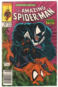 The Amazing Spider-Man #316 (1989) Todd McFarlane Venom cover, NEWSSTAND EDITION