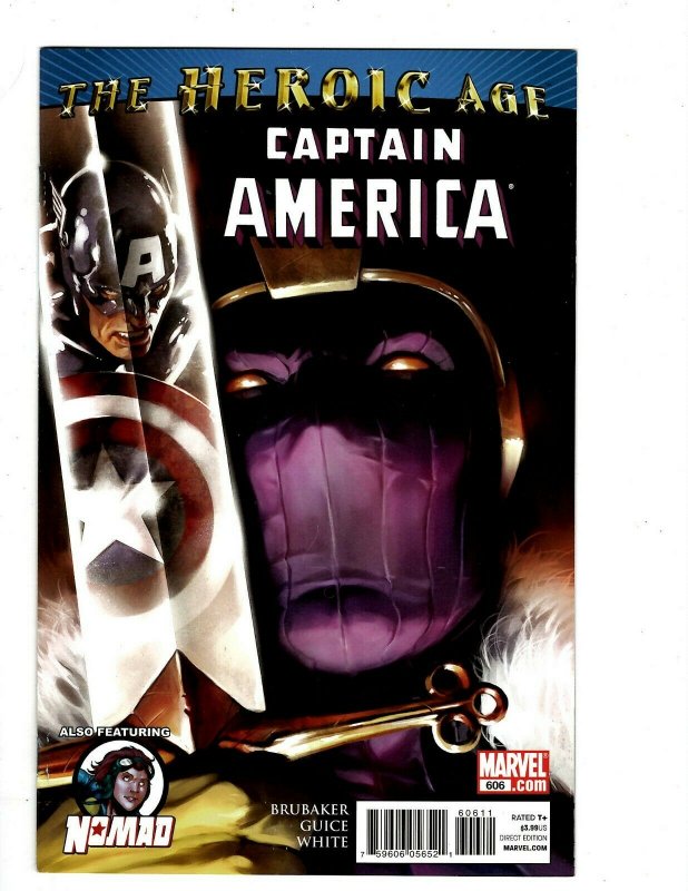 12 Captain America Marvel Comics 600 601 602 603 604 605 606 608 609 610 + J435