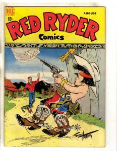 Red Ryder Comics # 61 FN/VF 1948 Dell Golden Age Comic Book Western Cowboy JL16