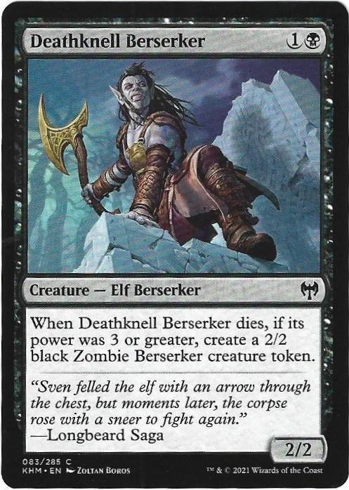 Magic the Gathering:  Kaldheim - Deathknell Berserker