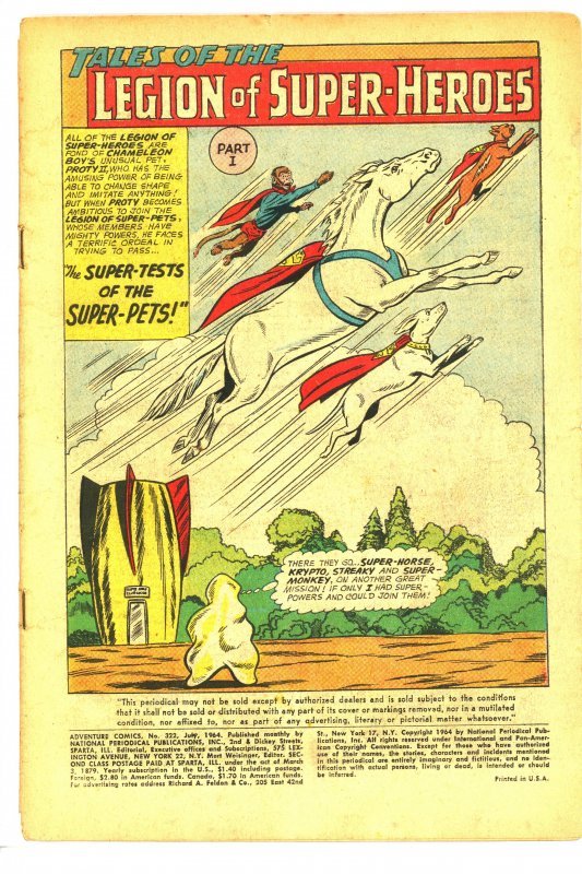 Adventure Comics #322 (1964)