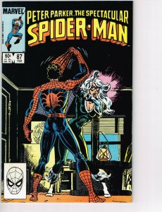 Spectacular Spider-Man #87 (1976) - 9.0 VF/NM *Peter Reveals Identity*