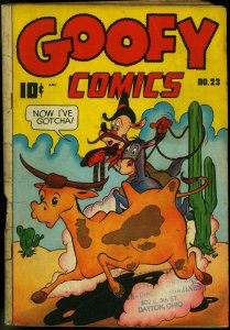 Goofy Comics #23 1947- Frazetta- Cactus Nedor Funny Animals G