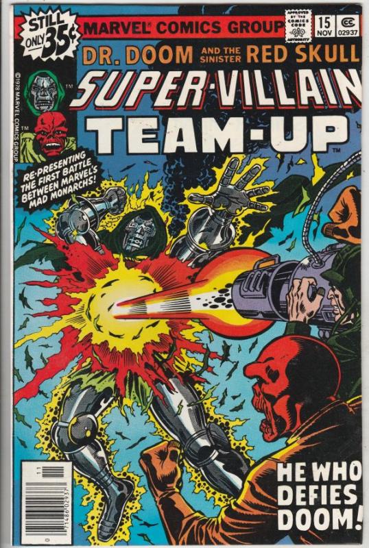 Super-Villian Team-Up #15 (Nov-78) NM- High-Grade Doctor Doom, Red Skull