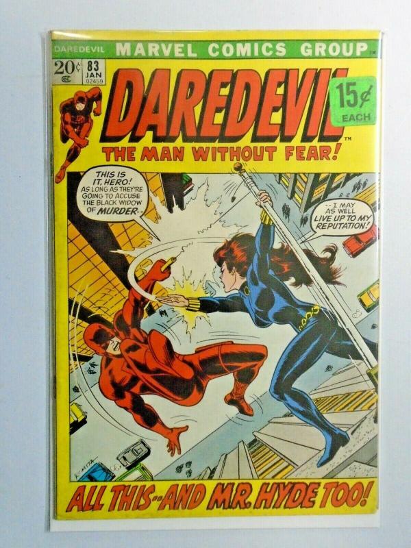 Daredevil #83 1st Series price tag on cover 4.5 (1972)