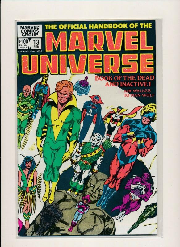 LOT OF 3-MARVEL UNIVERSE BOOK OF DEAD I&II, &BOOK OF WEAPONS #13-15 VF (PF743) 