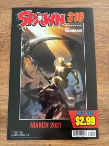 Spawn # 315 NM 1st Print Variant Cover Image Comic Book Todd McFarlane 5 J288