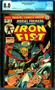Marvel Premiere #15 CGC Graded 8.0 1st Iron Fist