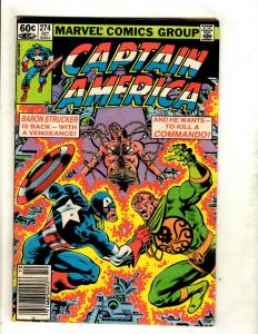 8 Captain America Marvel Comics 229 265 269 270 274 275 280 + Annual # 5 RM1