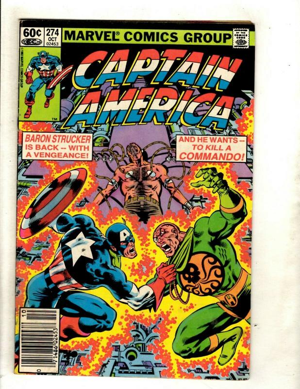 8 Captain America Marvel Comics 229 265 269 270 274 275 280 + Annual # 5 RM1