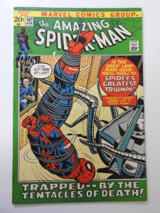 The Amazing Spider-Man #107 (1972) FN Condition tape pull back cover, overspray