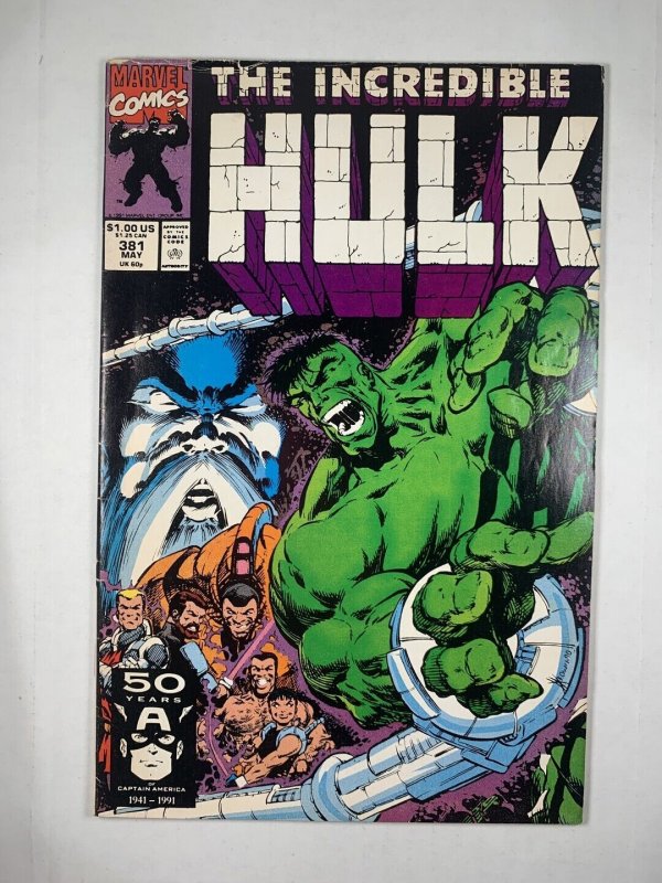Incredible Hulk #381 VF- Marvel Comics C1B 