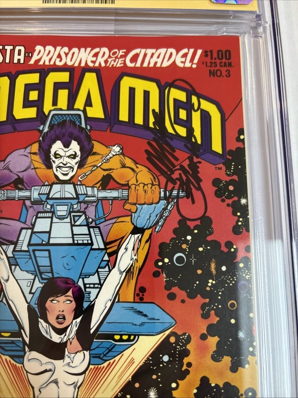 Omega Men (1983) # 3 (CGC 9.8 WP SS) 1st App Lobo • Mike Carlo Signed & Sketched