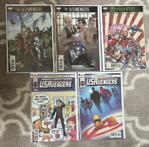 US Avengers 2017 #1,2,3,4,5,6,7,8,9,11,12 Al Ewing NM Lot