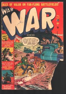 War  #7 1951-Atlas-Suicide bomber cover art-Joe Maneely-Russ Heath-Norman Ste...