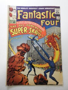 Fantastic Four #18 (1963) GD/VG Condition 1/2 in tear bc, ink fc