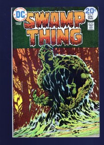 Swamp Thing #9 - Classic Cover Art by Bernie Wrightson. (6.5/7.0) 1974