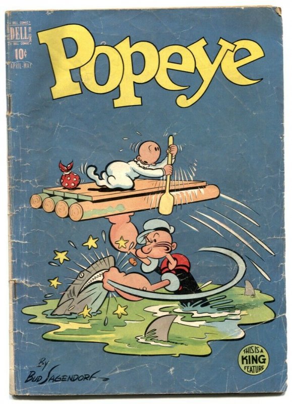 Popeye #6 1949- Dell Golden Age- Sagendorf G