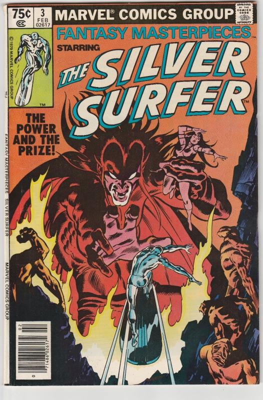 3 Fantasy Masterpieces Marvel Comic Books # 1 3 5 Silver Surfer Mephisto WT17