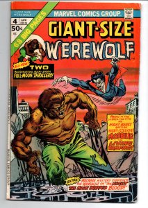 Giant-Size Werewolf #4 - Werewolf by Night - Morbius - Horror - 1975 - VG