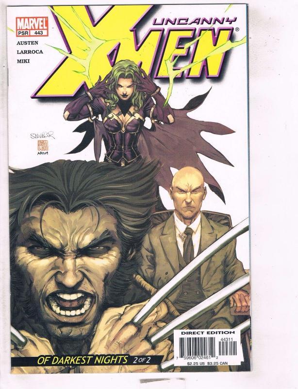 6 Uncanny X-Men Marvel Comic Books # 442 443 444 446 447 448 Wolverine RC10