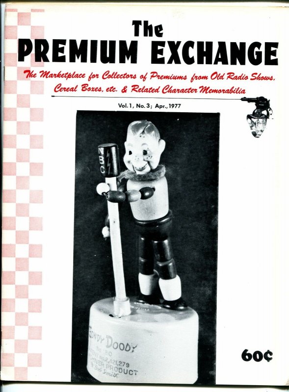 Premium Exchange #3 1977-Howdy Doody-Tom Mix-Space Patrol-Straight Arrow-FN