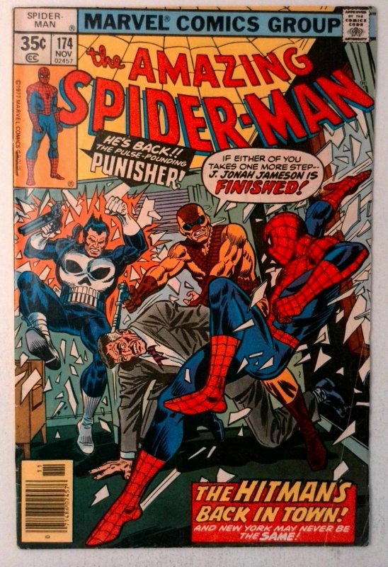 Amazing Spider-Man #174 Marvel 1977 VG/FN Bronze Age Comic Book 1st Print