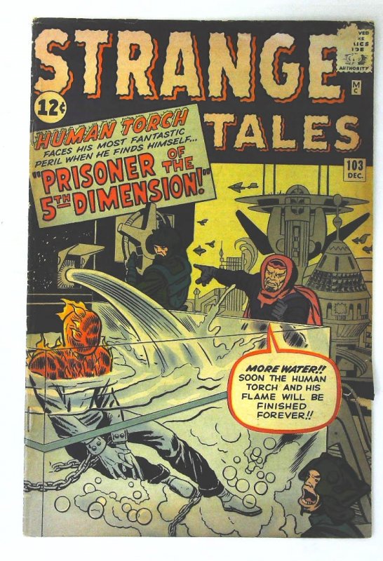 Strange Tales (1951 series)  #103, Fine- (Actual scan)