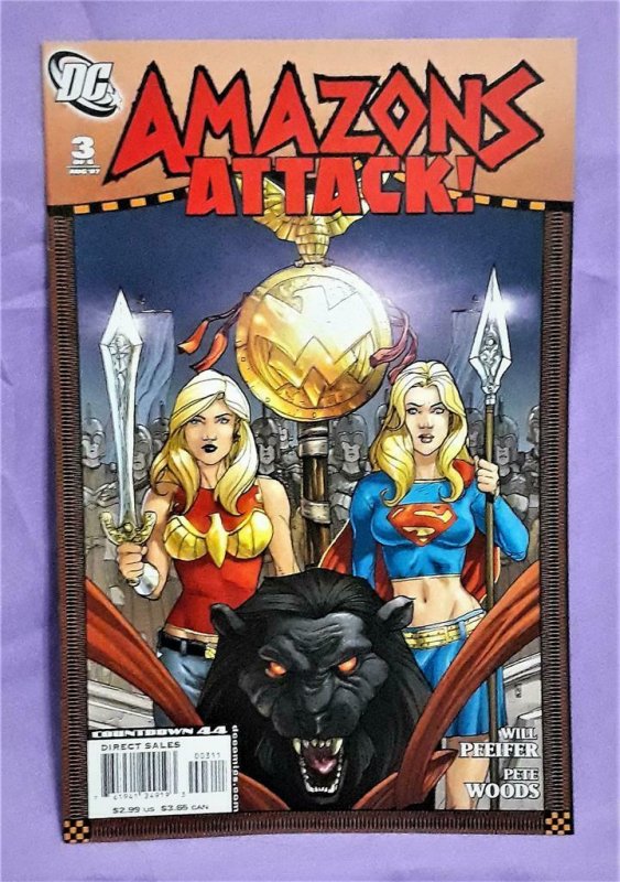 Will Pfeifer Wonder Woman AMAZONS ATTACK #1 - 6 Pete Woods (DC, 2007)!