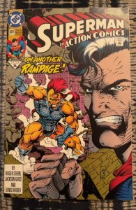 Action Comics #681 (1992) DC Comic Book Batman Superman Flash J601