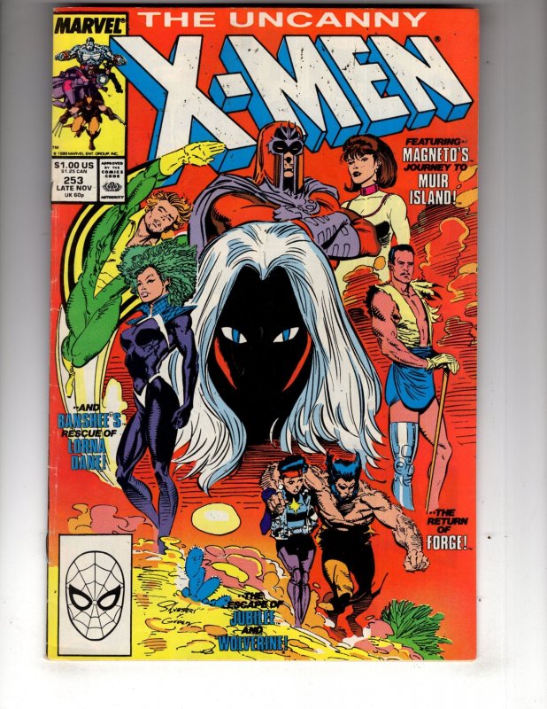 The Uncanny X-Men #253 (1989) MAGNETO! Copper Age MARVEL / EC#10