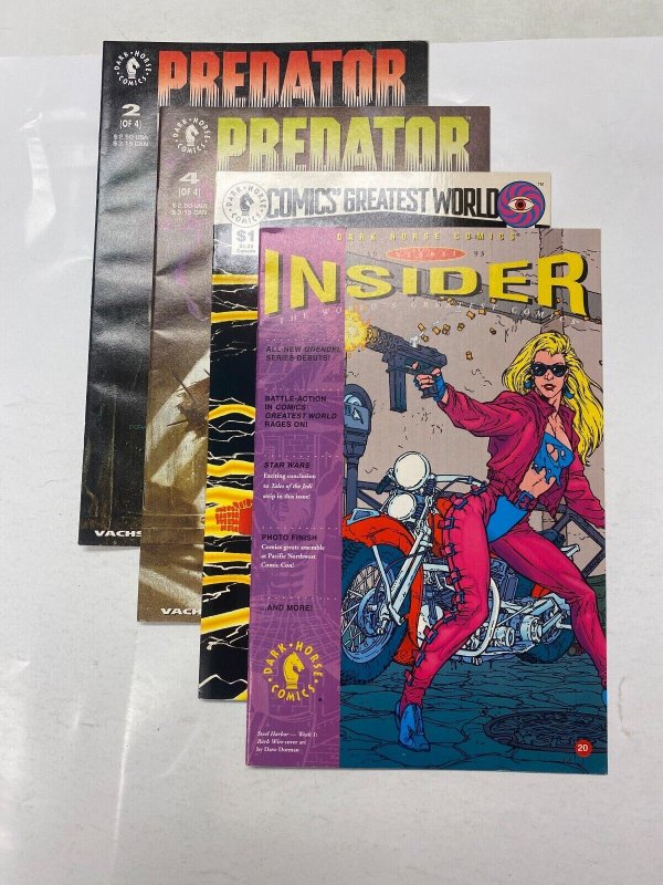 4 DARK HORSE comic books Predator Race War #2 4 Vortex Week 4 Insider 16 KM18