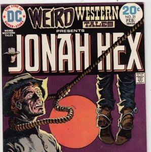 Weird Western Tales 21 Jonah Hex strict NM 9.4 High-Grade C'ville Certificate