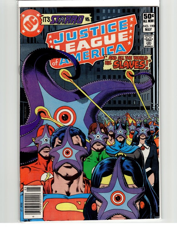 Justice League of America #190 Direct Edition (1981) Justice League