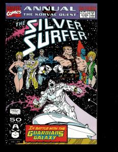 Lot Of 7 Silver Surfer Marvel Comics # 1 2 3 46 '89 '91 137 Science-Fiction JF2