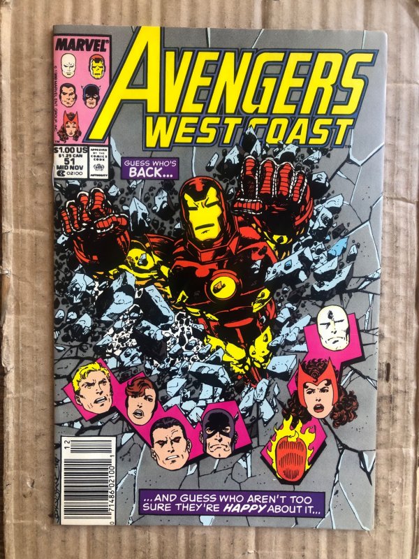 Avengers West Coast #51 (1989)