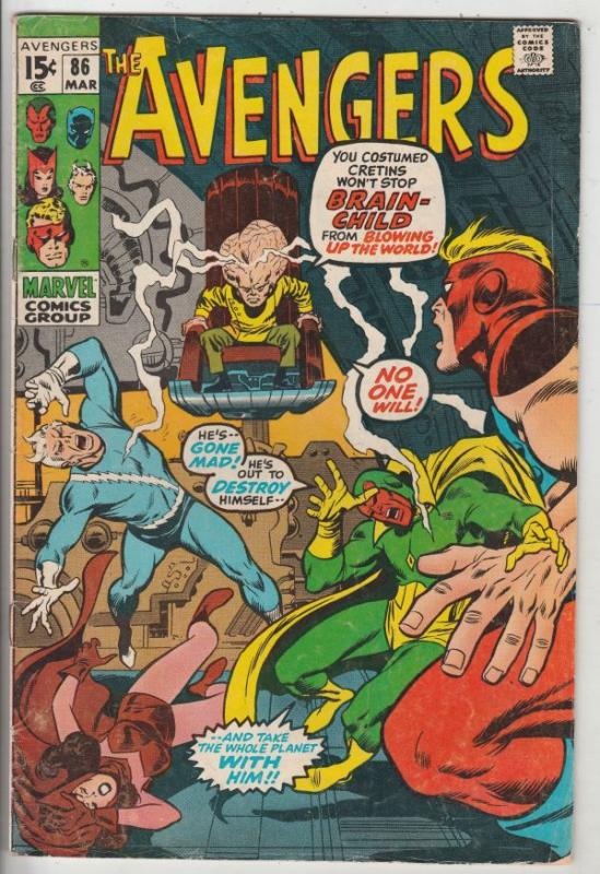 Avengers, The #86 (Mar-71) FN/VF Mid-High-Grade Avengers