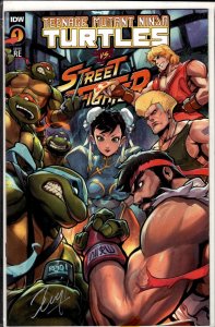 Teenage Mutant Ninja Turtles vs. Street Fighter #1 Cover AA (2023) Street Fig...