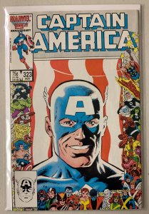 Captain America #323 Direct Marvel 1st Series (8.0 VF) (1986)
