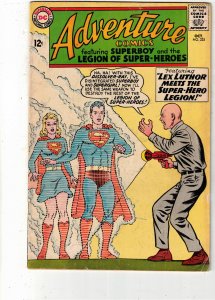 Adventure Comics #325 (1964) Luthor vs Superboy/girl/Legion PRICE DROP! FN  Wow!