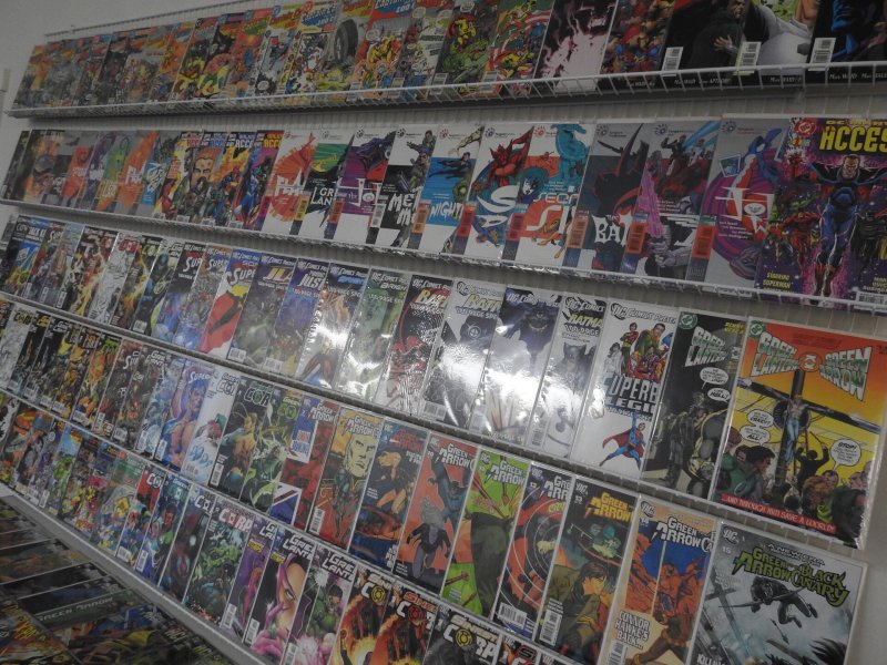 Huge Lot of 160+ Comics W/ Green Lantern, Superman, Batman Avg VF Condition!