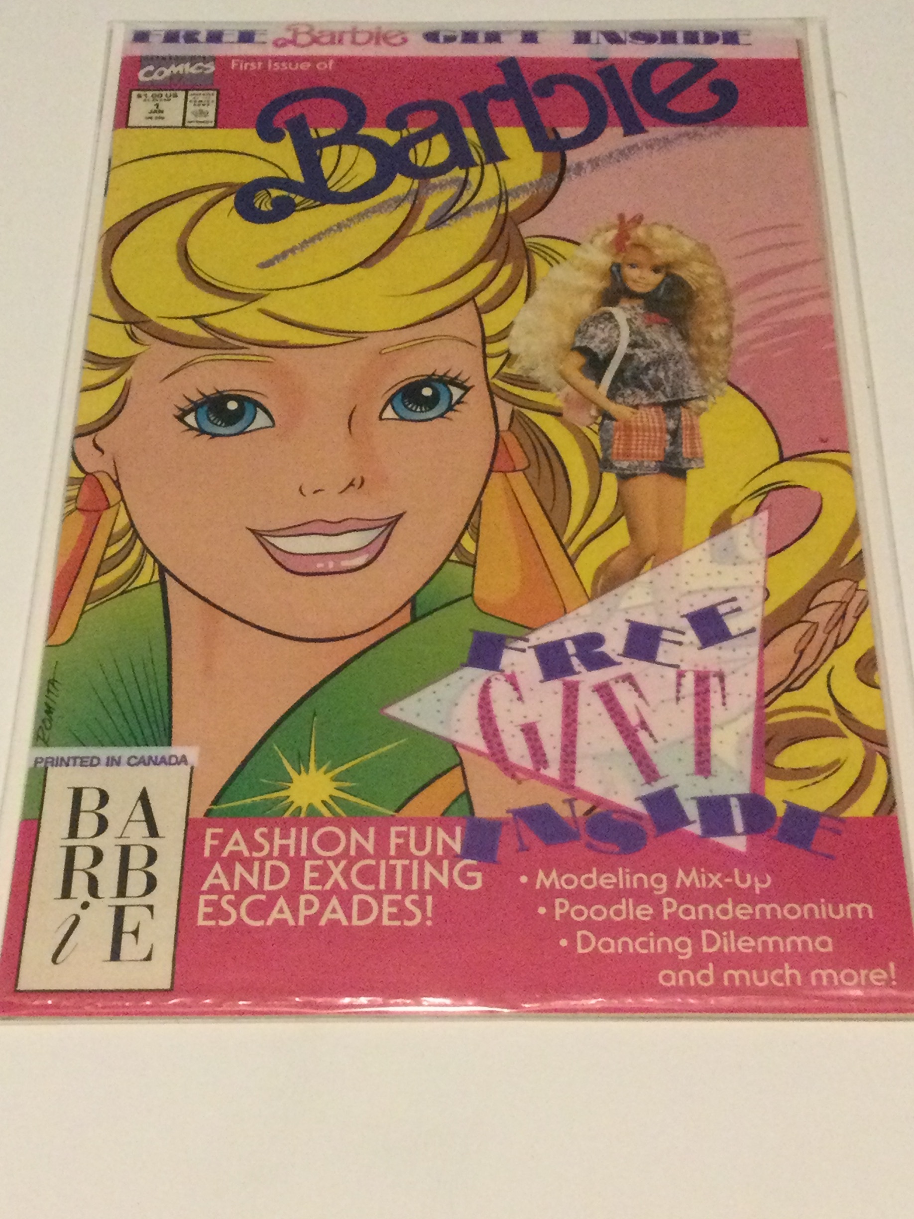 Barbie 1 (1991) NM Comic Books Copper Age, Marvel, Cartoon