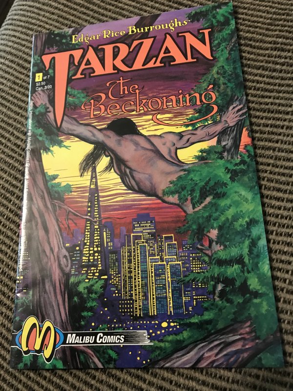 Tarzan: The Beckoning #1 : Malibu 1992 VF; 1st of nine