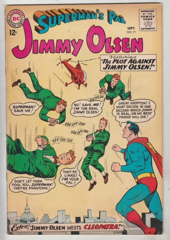 Superman's Pal Jimmy Olsen #71 (Sep-63) FN/VF+ High-Grade Jimmy Olsen